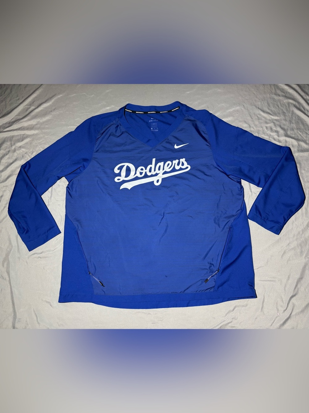 Nike Los Angeles Dodgers Dri-FIT Pullover Jacket/Winds Men’s Size XXL
